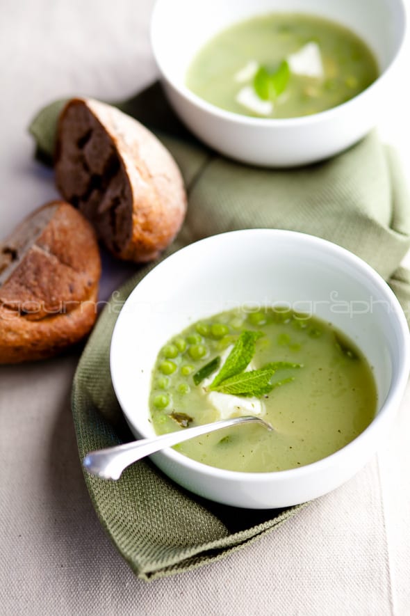 pea edamame and mint soup 3 of 3 Pea, Edamame and Mint Soup with Feta | Holding on to Spring