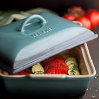 Le Creuset Stoneware Gratin and Rectangular Covered Casserole (ARV 130.00) Review and Giveaway