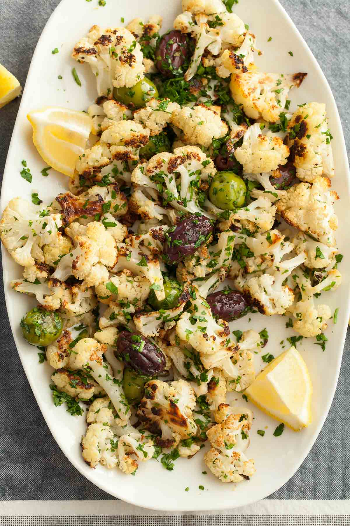 Roasted Cauliflower Close Up