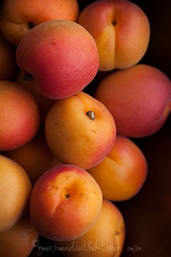 Fresh Apricots close up