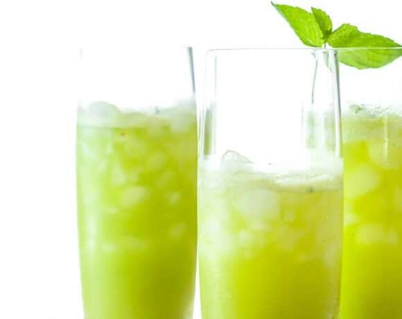 sparkling pineapple mint juice, sylvie shirazi photography, gourmande in the kitchen, food photography