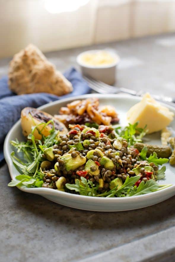 Jim Scherer Lentil Avocado Salad