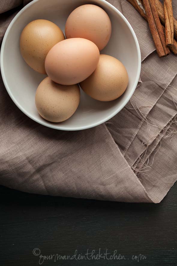 eggs, cinnamon sticks, gourmande in the kitchen, sylvie shirazii, food photography, meringue recipe