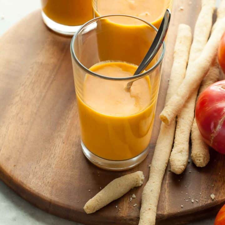 Cold Vegan Tomato Soup