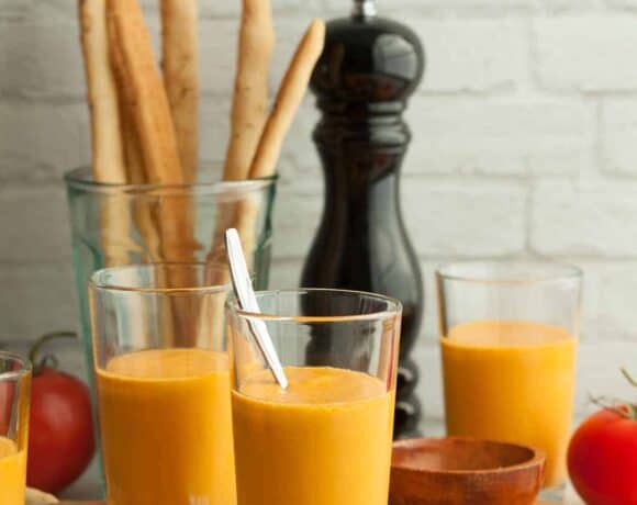 Vegan Chilled Tomato Soup (Paleo)