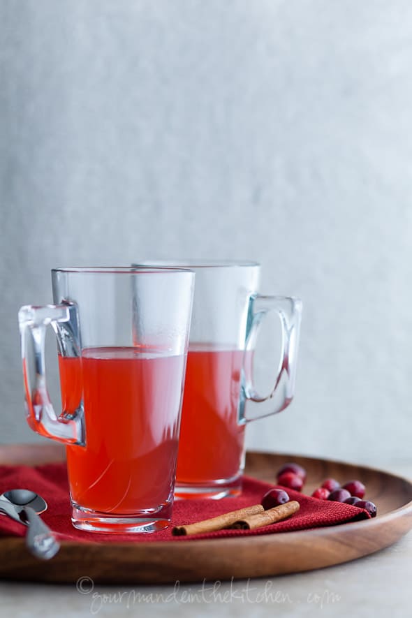 Cranberry Spice Tea | Gourmande in the Kitchen