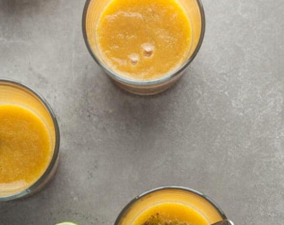chilled peach soup, chilled tomato soup, cold soup recipe, raw soup recipe