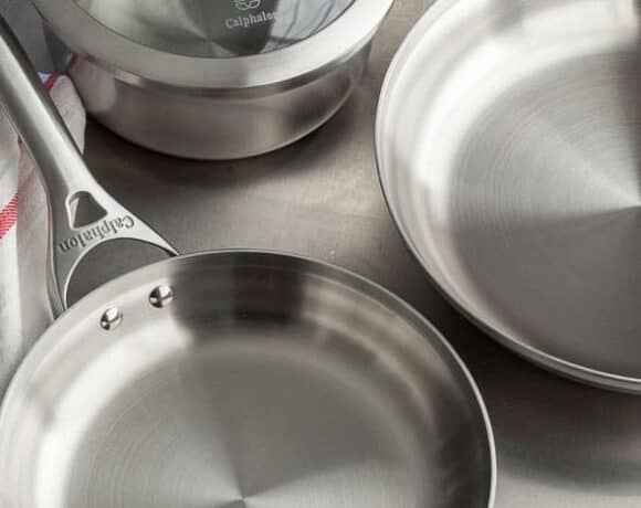 Couples Cooking, Calphalon Contemporary Stainless 8 Piece Set