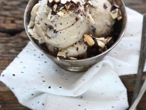 Vegan Swiss Almond Ice Cream