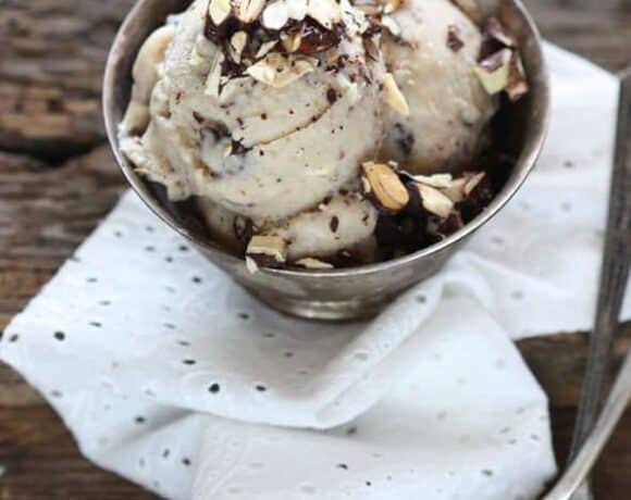 Vegan Swiss Almond Ice Cream