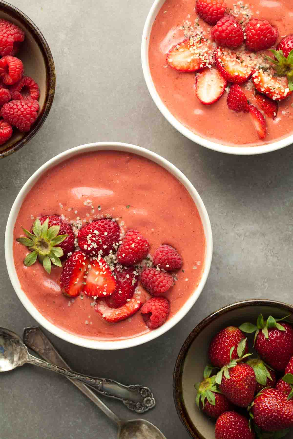 Red Berry Smoothie Bowls