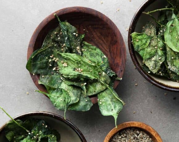 Japanese Seasoned Spinach Chips