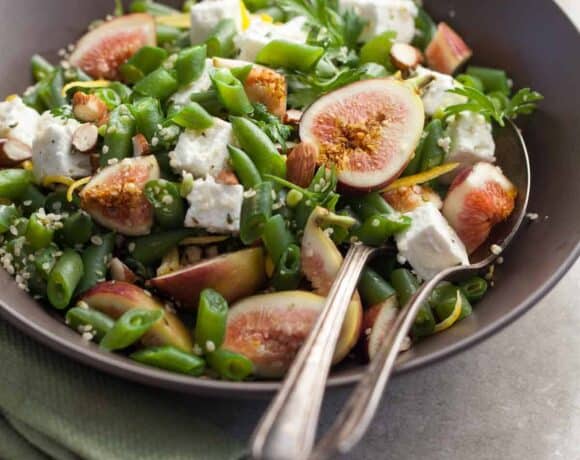 This lemony green bean salad full of vibrant tastes and textures is as easy as it gets.