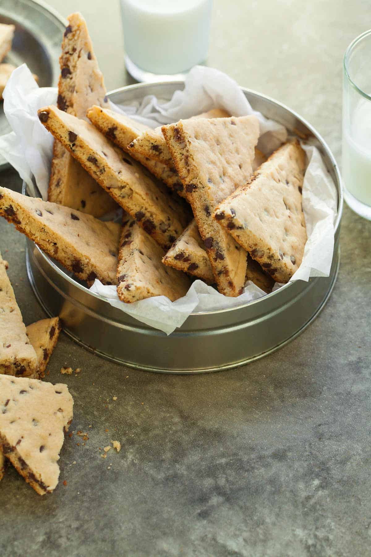 Cookie Brittle in Cookie Tin