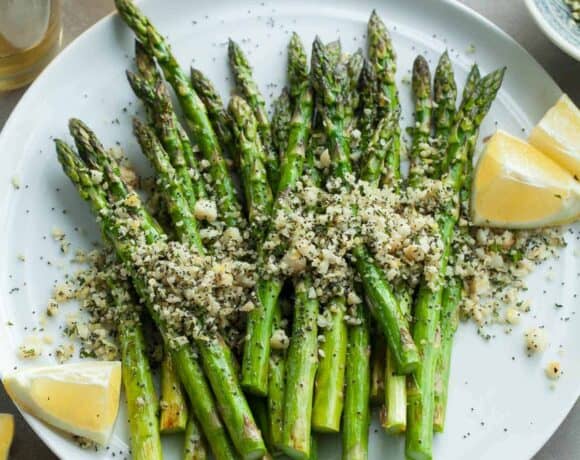 Grilled Lemon Poppy Seed Asparagus (Paleo)