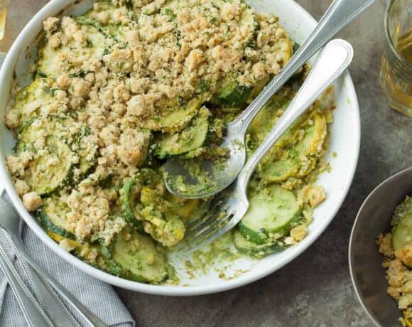 Summer Squash and Zucchini Gratin