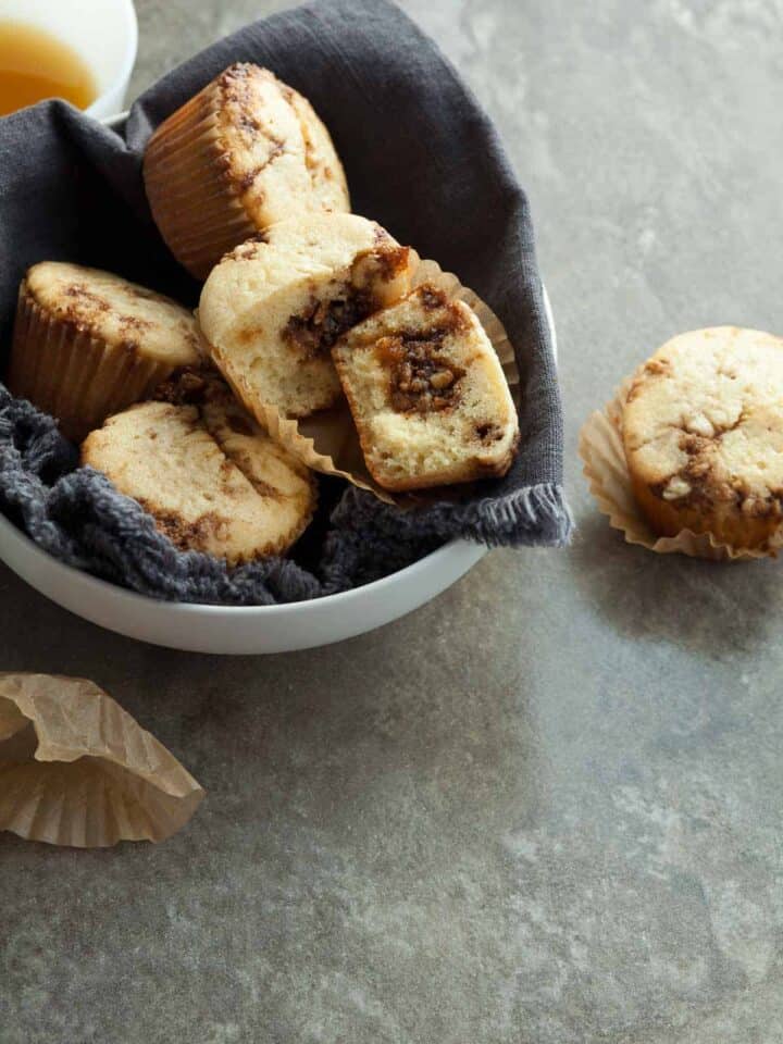 Gluten-Free Cinnamon Swirl Pancake Muffin Recipe