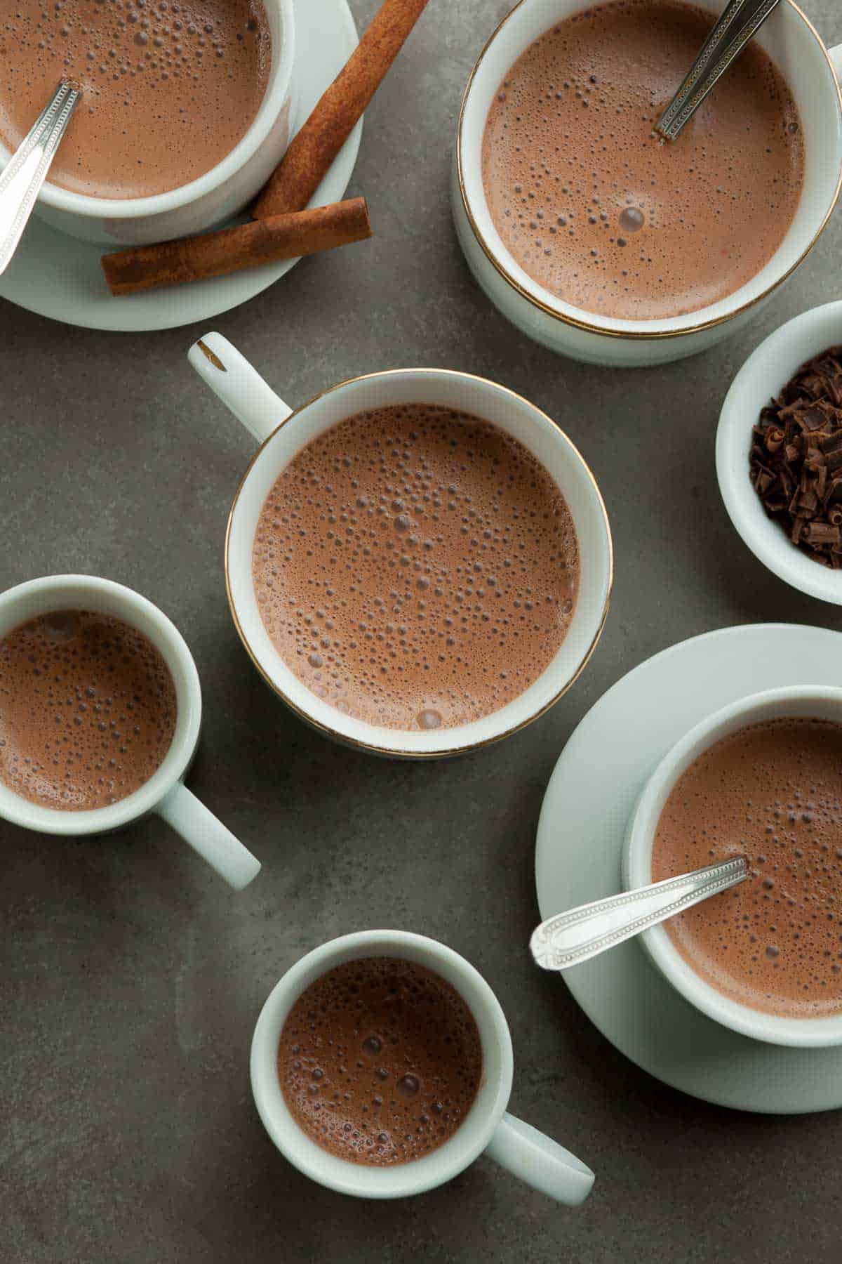 Gingerbread Spice Hot Cocoa in Mugs