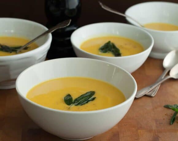 Golden Winter Root Vegetable Soup