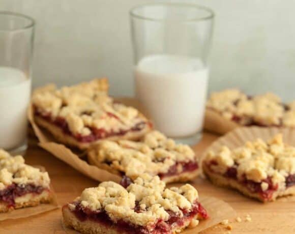 Cranberry Crumb Bars (Paleo)