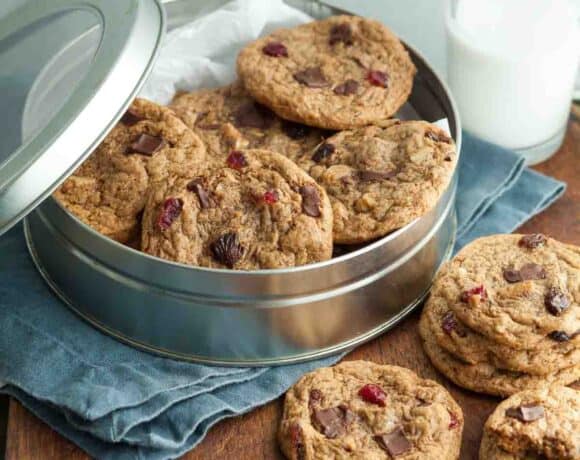 Flourless Trail Mix Cookies