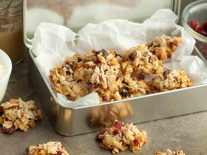 Fruit and Nut Coconut Clusters