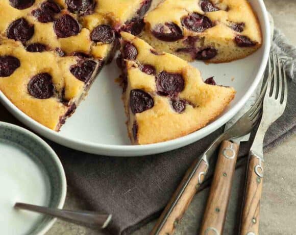 Gluten-Free Cherry Almond Buckle