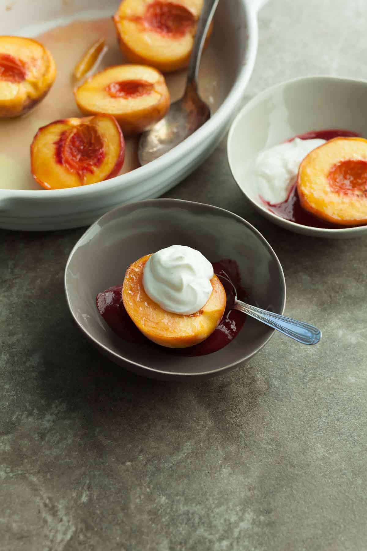 Broiled Peaches Recipe