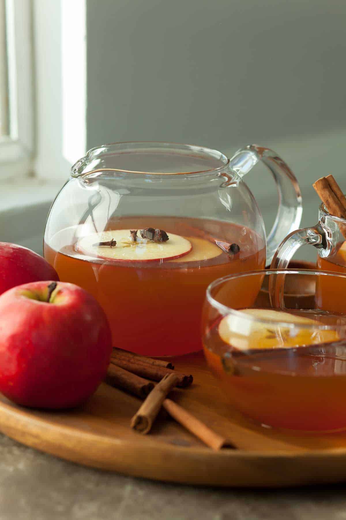 Cinnamon Apple Spice Tea in Carafe