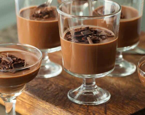 Vegan Double Chocolate Panna Cotta