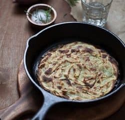 Rosemary Sweet Potato Galette (aka Pommes Anna)