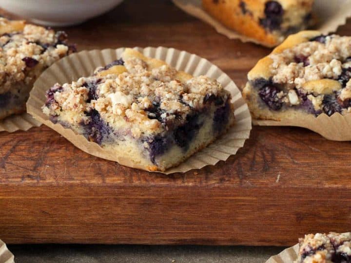 Blueberry Almond Streusel Cake