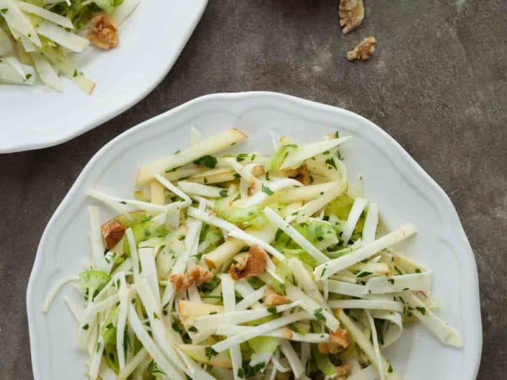 Celery Root and Apple Salad Gourmande in the Kitchen