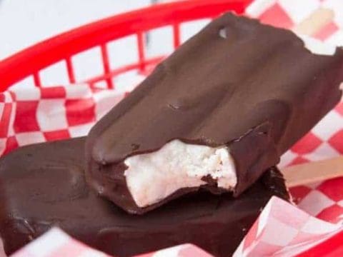 Chocolate Dip Ice Pops from Purely Pops by Leanne Vogel