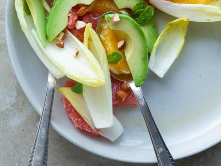 Citrus Endive Avocado Salad