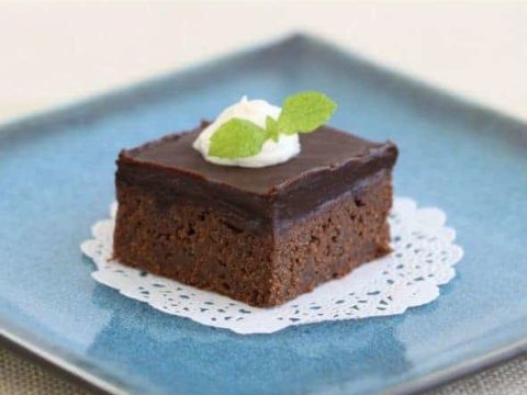 Coconut Flour Brownies with Chocolate Ganache from Everyday Grain-Free Baking by Kelly Smith.