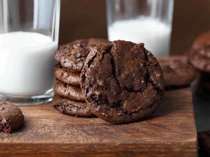 Vegan Double Chocolate Cookies