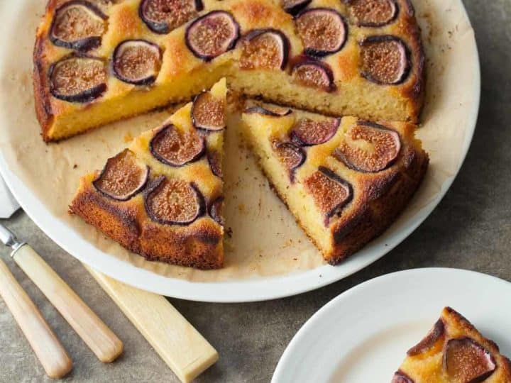 Fig Almond Olive Oil Cake