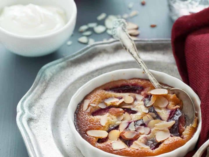 Gluten-Free Plum Frangipane Gratin