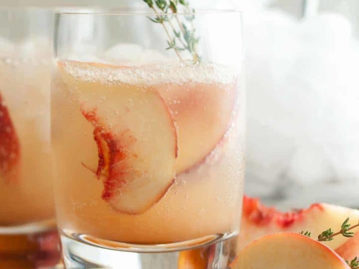 Peach Thyme Shrub