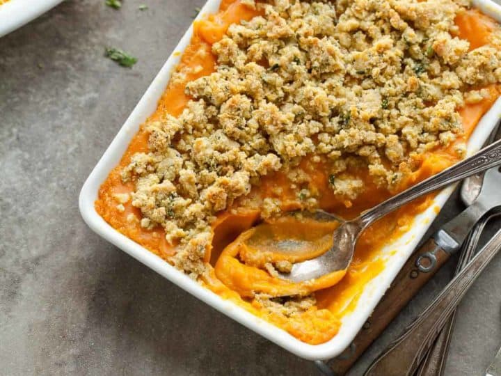 Sweet Potato Butternut Squash Gratin