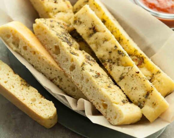 Gluten-Free Garlic and Herb Soft Breadsticks