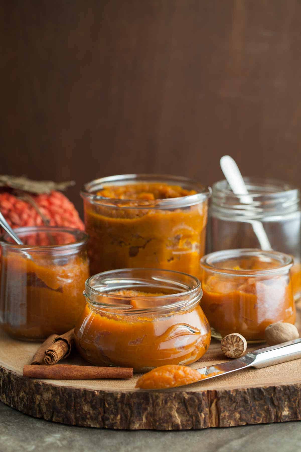 Easy Pumpkin Butter in Multiple Jars