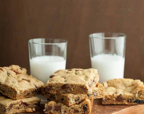 Gluten-Free Cherry Pecan Blondies