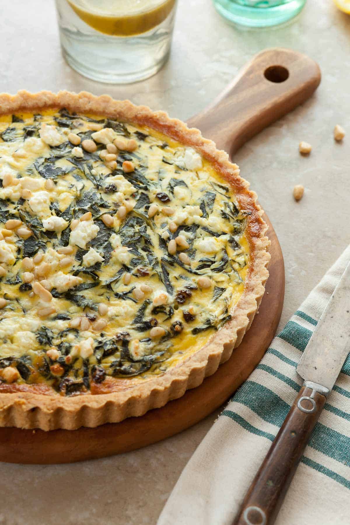 Swiss Chard Tart | Gourmande in the Kitchen