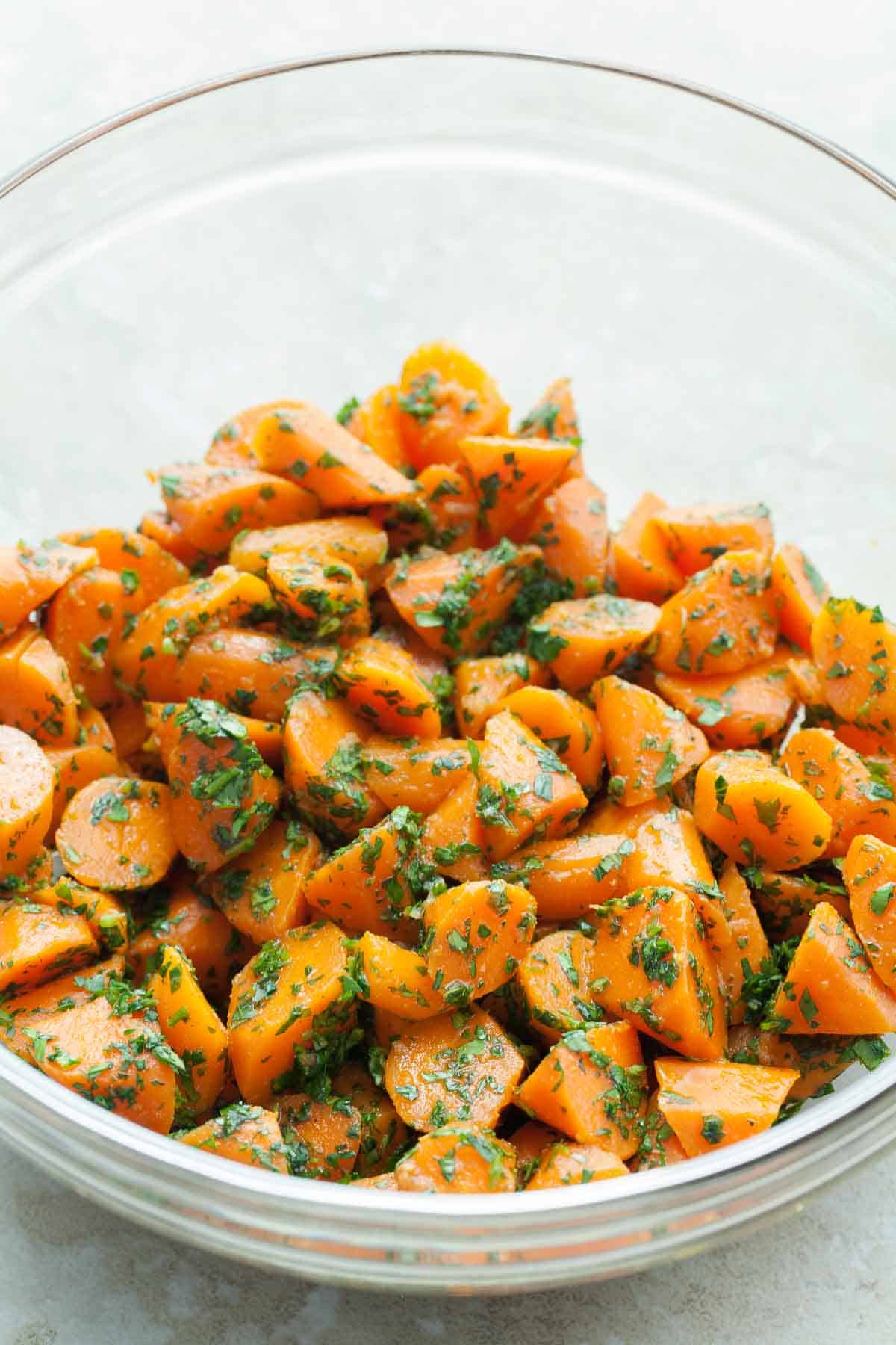 Moroccan Carrots in Bowl