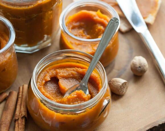 Butternut Squash Butter in Jars