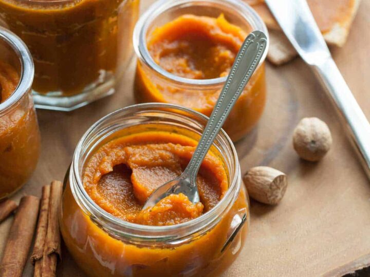 Butternut Squash Butter in Jars