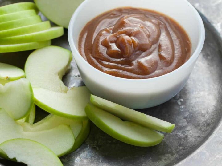 Caramel Date Sauce in Bowl