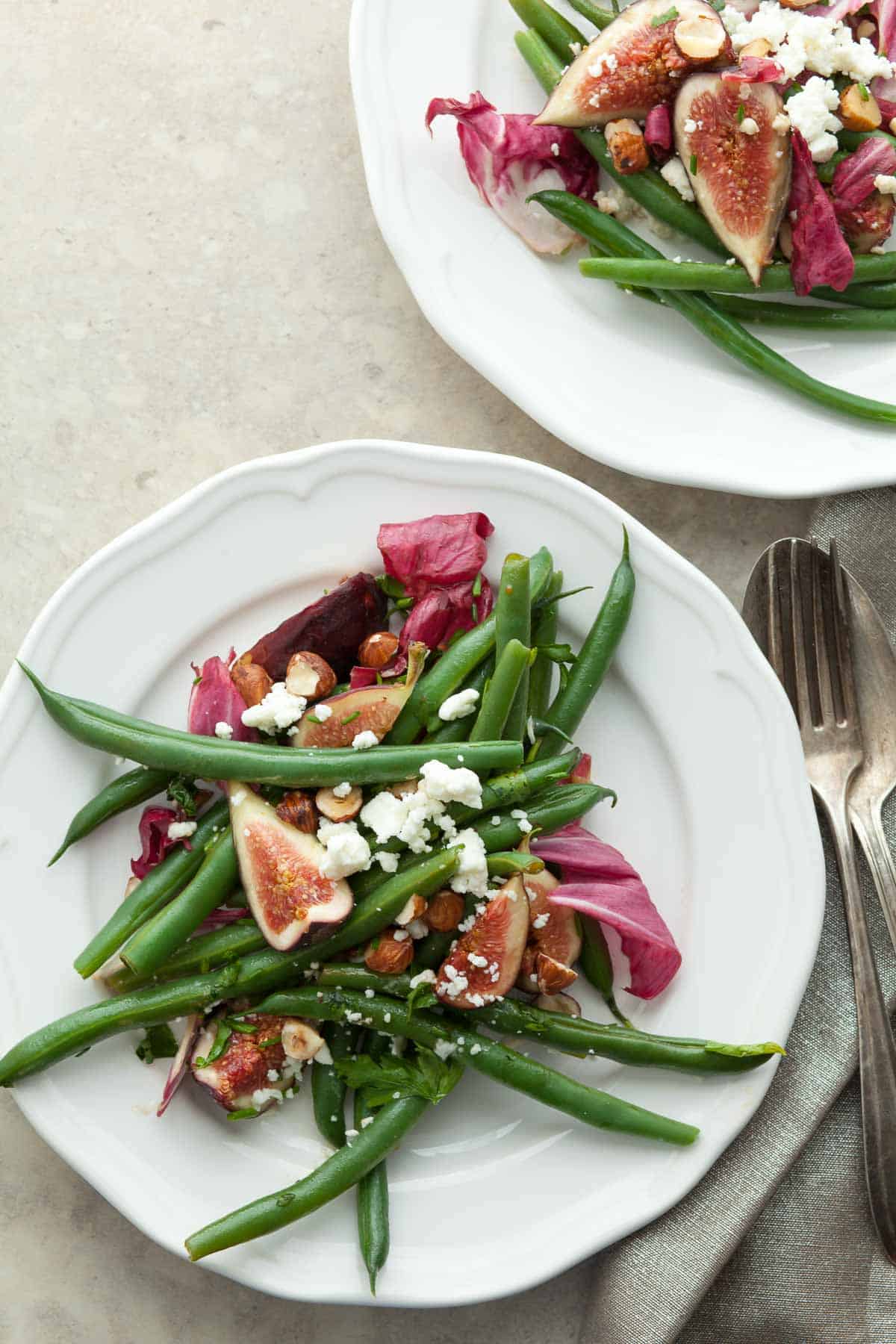 Green Bean Salad with Goat Cheese